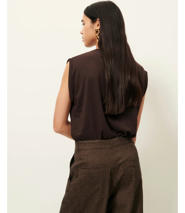 Sessùn Deedoo sleeveless T-shirt Espresso
