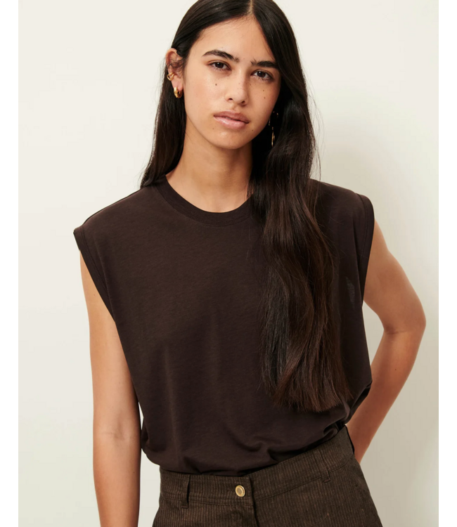 Sessùn Deedoo sleeveless T-shirt Espresso