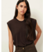 Sessùn Deedoo sleeveless T-shirt Espresso
