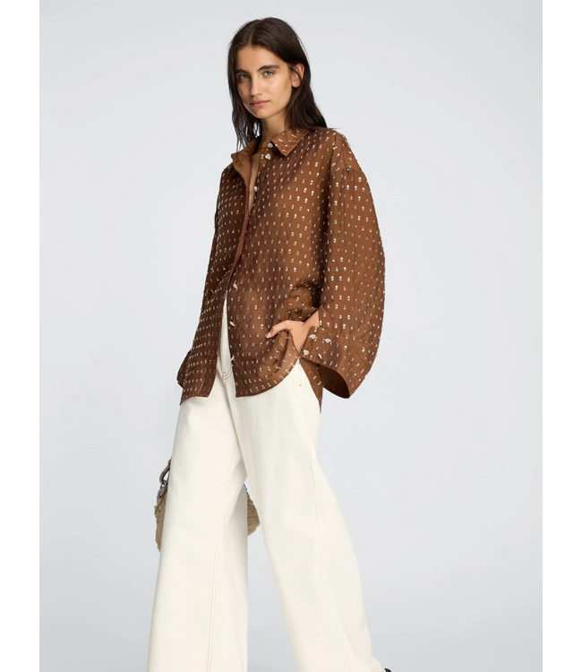 Munthe Bjarka mocca blouse