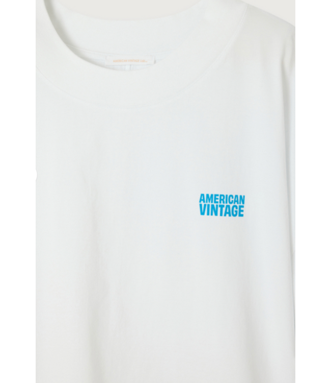 American Vintage Gixy T-shirt Blanc