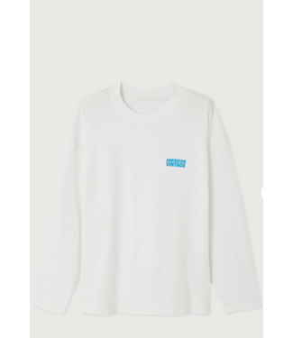 American Vintage Gixy longsleeve Blanc