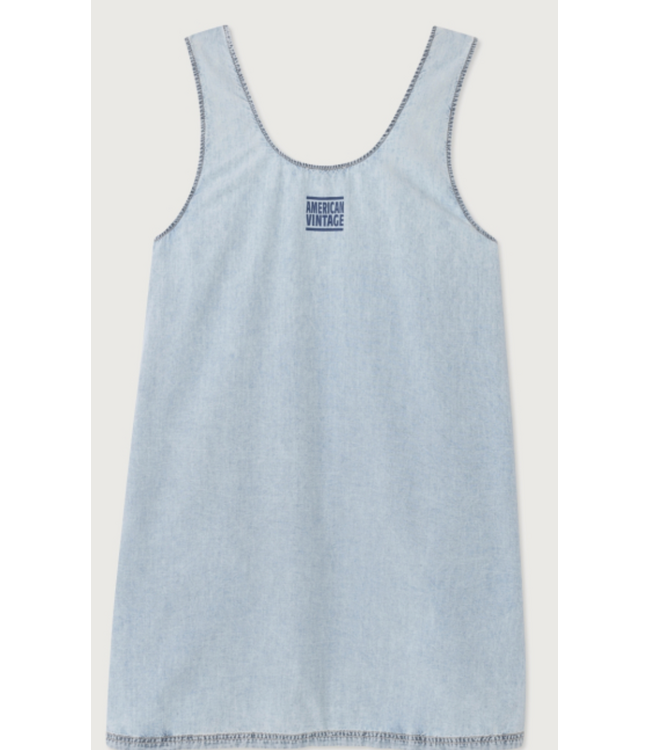 American Vintage Paybou dress Blue Snow