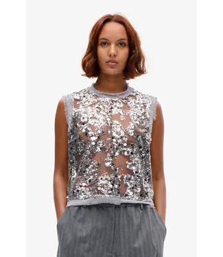 Baum und Pferdgarten Manira grey sequins top