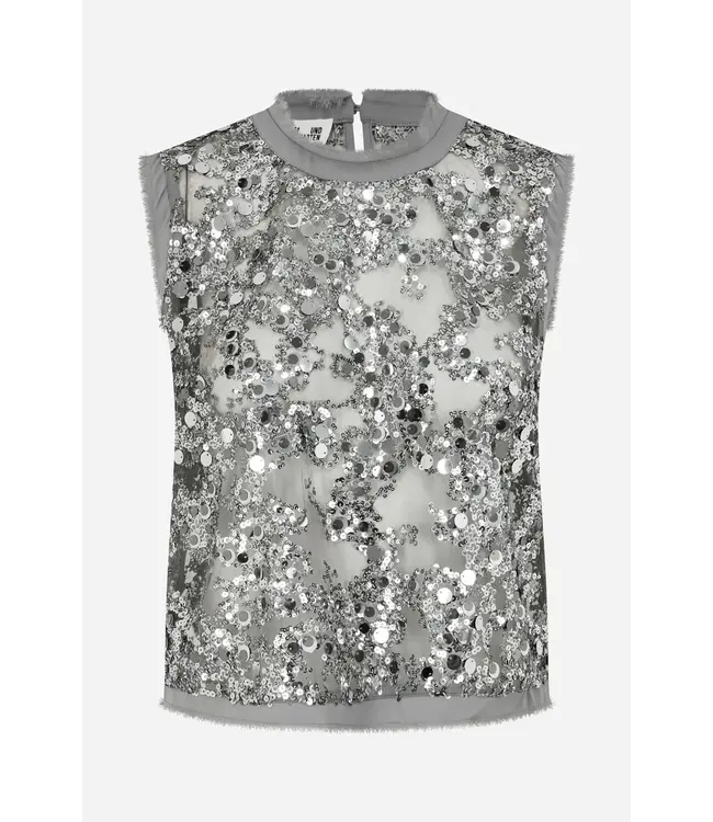 Baum und Pferdgarten Manira grey sequins top