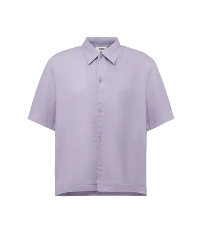 Drykorn Meryn linen short sleeve shirt 8604 Lilac