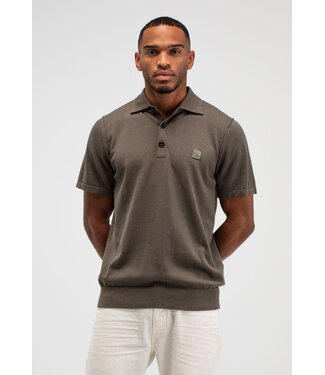 Butcher of Blue Clifden Co Polo SS Granite green
