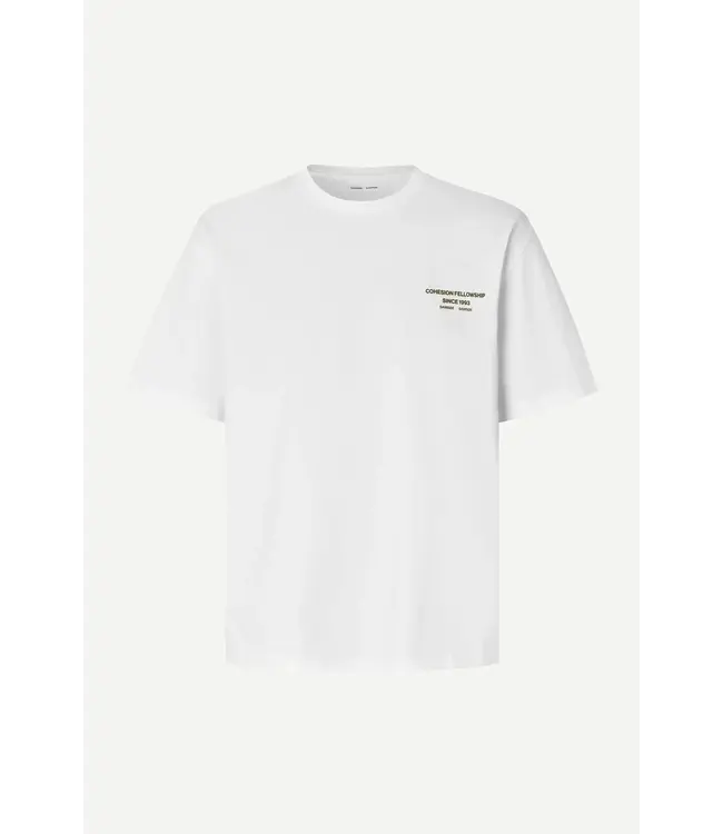 Samsøe Samsøe Sacohen t-shirt green stamp