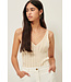 Sessùn Attita ribbing tank top fleur de sel