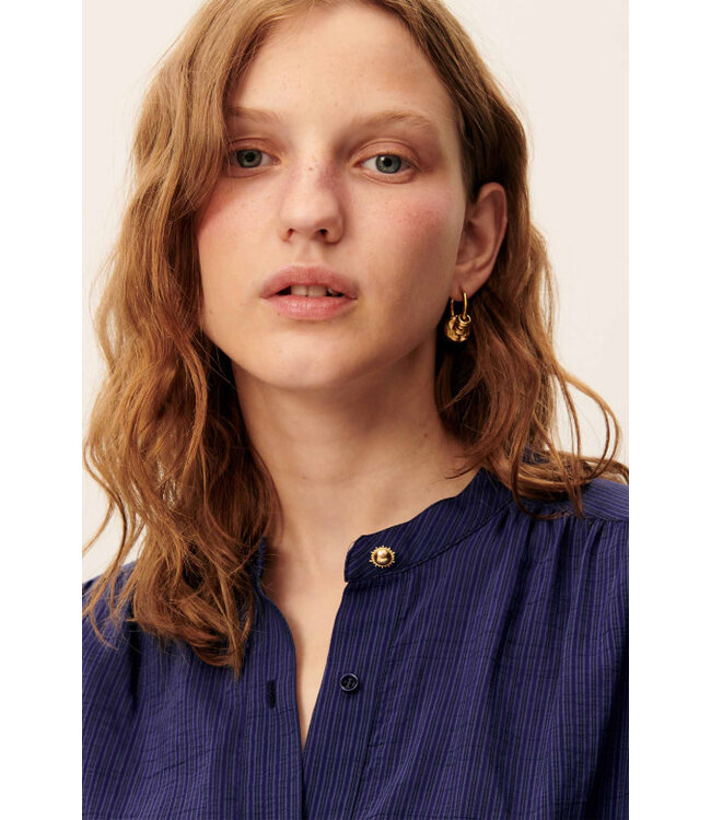 Sessùn Camille blouse blue emilienne