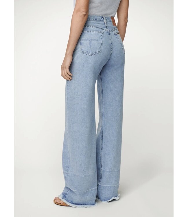 Lois Lindsay palazzo wilson summer bleach frayed