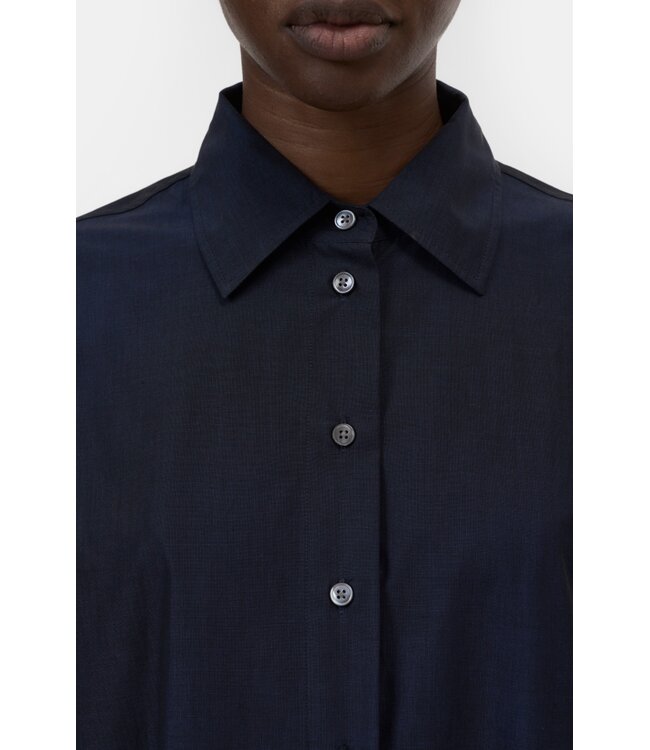 Closed Cape Shirt Dark Night