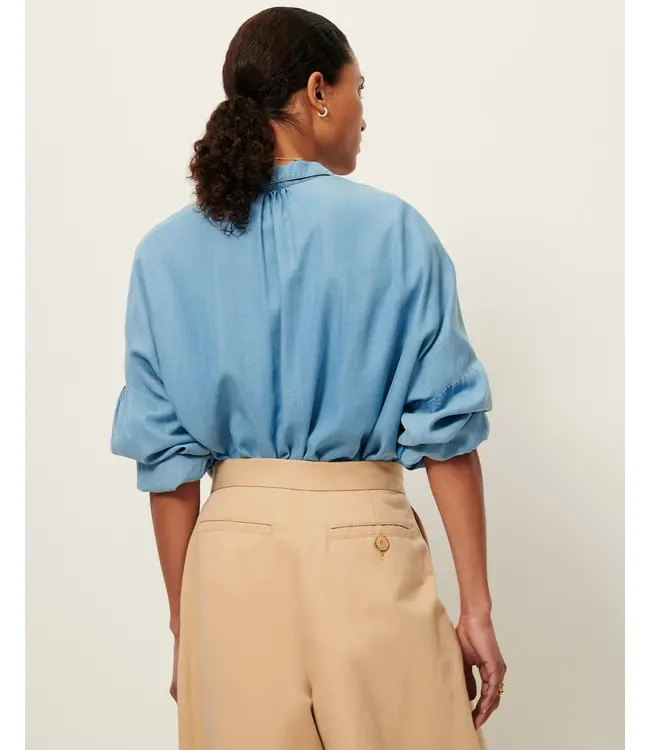 Sessùn Botania jeans shirt blue