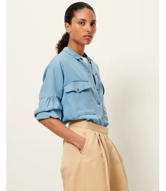 Sessùn Botania jeans shirt blue