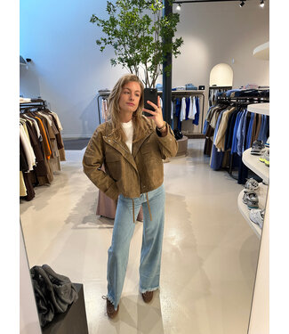 Ella cotton jacket sand