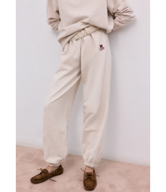 The New Society Logo Jogging Sand Vigore