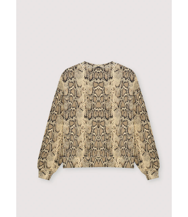 The New Society Logo sweatshirt Nettle Print