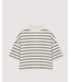 The New Society Acacia Polo Ecru Stripes