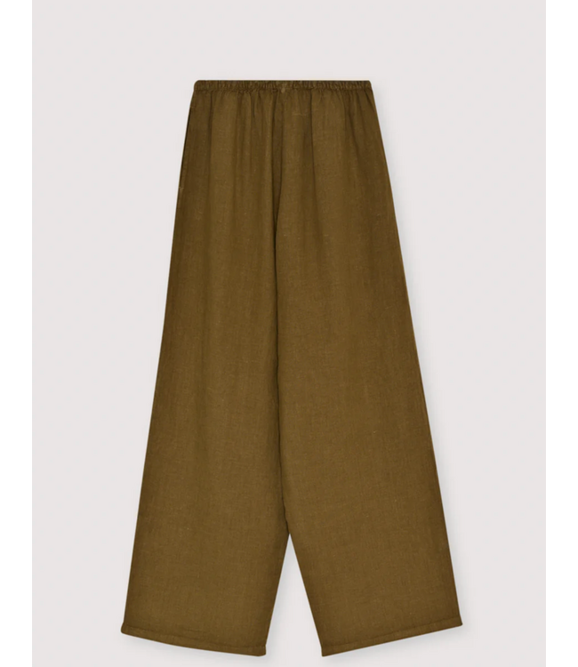 The New Society Melissa Pant Palazzo Earthy Olive