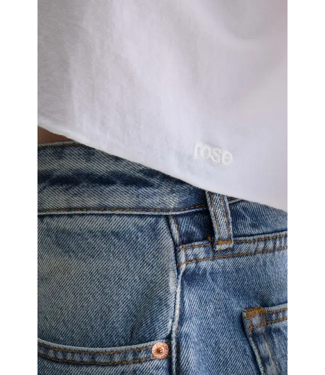 Bellerose Farpy Cropped T-shirt White