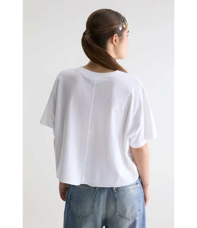 Bellerose Farpy Cropped T-shirt White