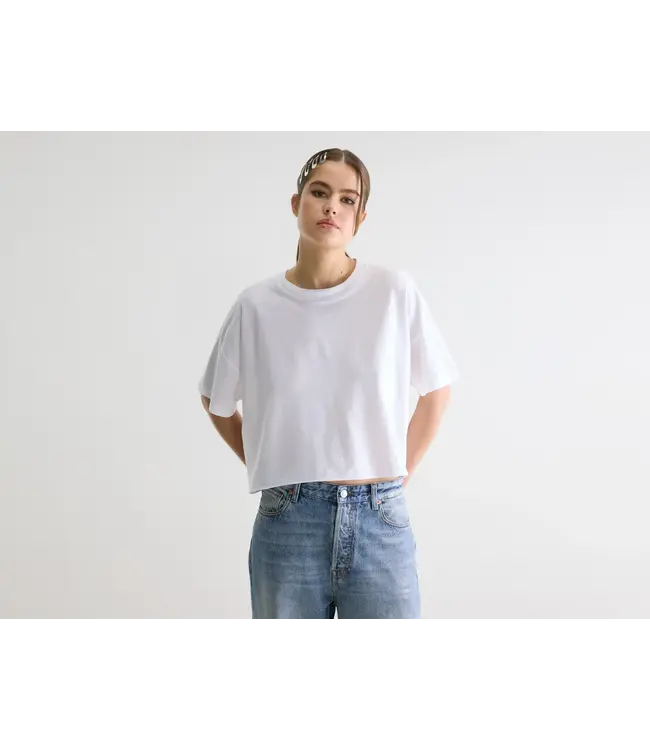 Bellerose Farpy Cropped T-shirt White