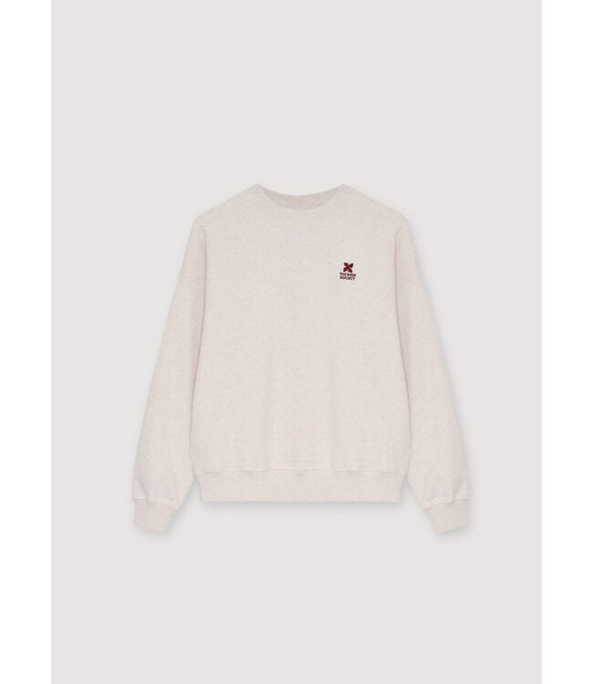 The New Society Logo sweatshirt Sand Vigore