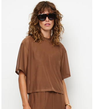 Dante 6 Tenz Mesh Blouse Mocca