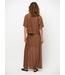 Dante 6 Sollis Mesh Wide Maxi Skirt Mocca