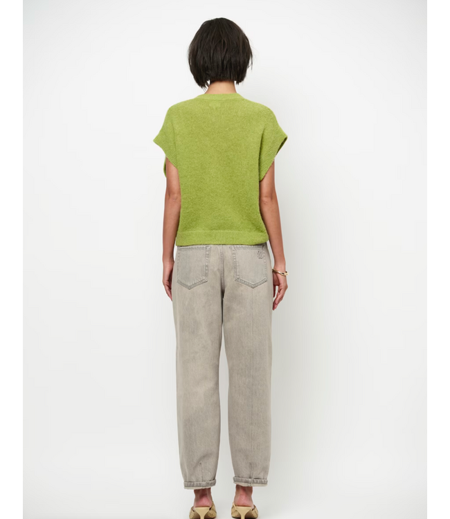 Dante 6 Zyra short sleeve cardigan Green Lush