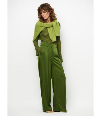 Dante 6 Giva lace Layering Top Basil Green