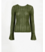 Dante 6 Giva lace Layering Top Basil Green