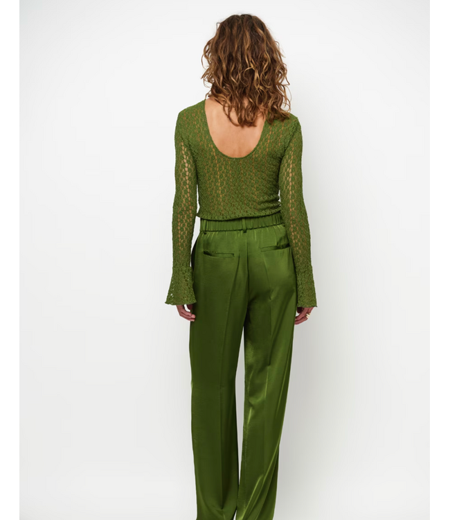 Dante 6 Giva lace Layering Top Basil Green