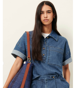 Sessùn Newport Denim Shirt Regate Blue