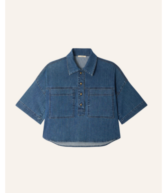 Sessùn Newport Denim Shirt Regate Blue