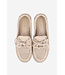 Posa Boat Loafer perforated taupe