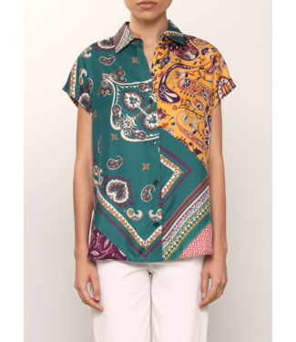 Vanessa Bruno Genesa Blouse Multicolor Foret