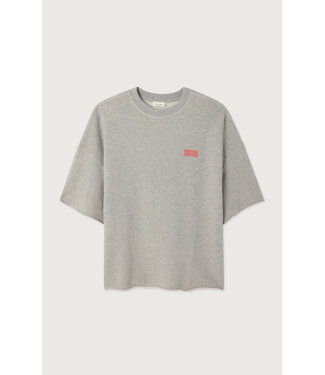 American Vintage NYZZOW Sweat t-shirt gris chine