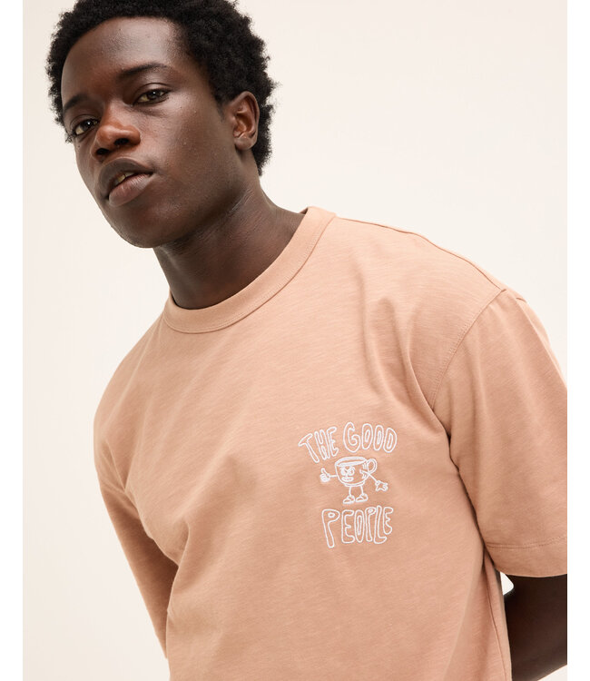 The GoodPeople Troy T-shirt Terracotta
