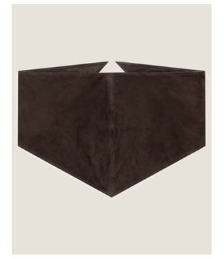 Evy suede scarf coffee