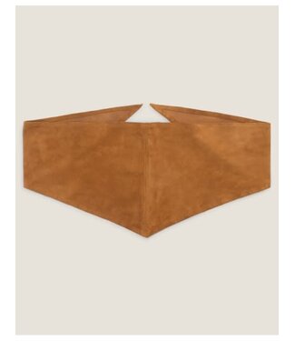 Lucy suede scarf cognac