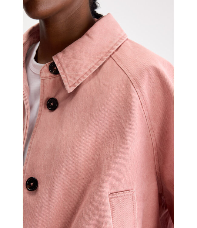 Bellerose Jessy Denim jacket rose vintage stone washing