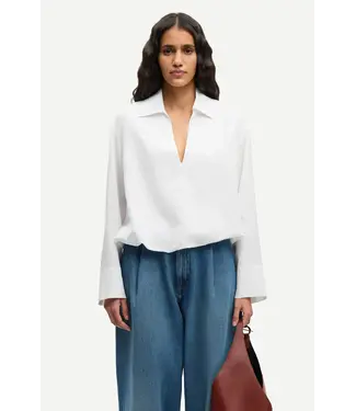 Samsøe Samsøe Sadaphne blouse longsleeve white