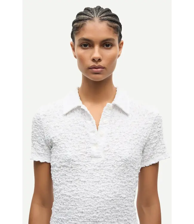 Samsøe Samsøe Sadaisy polo white