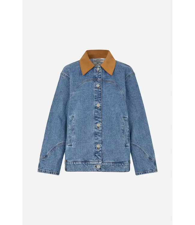 Baum und Pferdgarten Bayson Jacket Denim Suede Mix