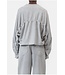 Closed Gathered sweatshirt grey melange
