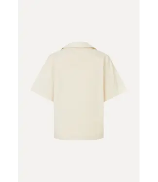 Stine Goya BOWLING COLLAR SHIRT - CHERRY