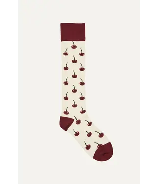 Stine Goya long socks CHERRIES