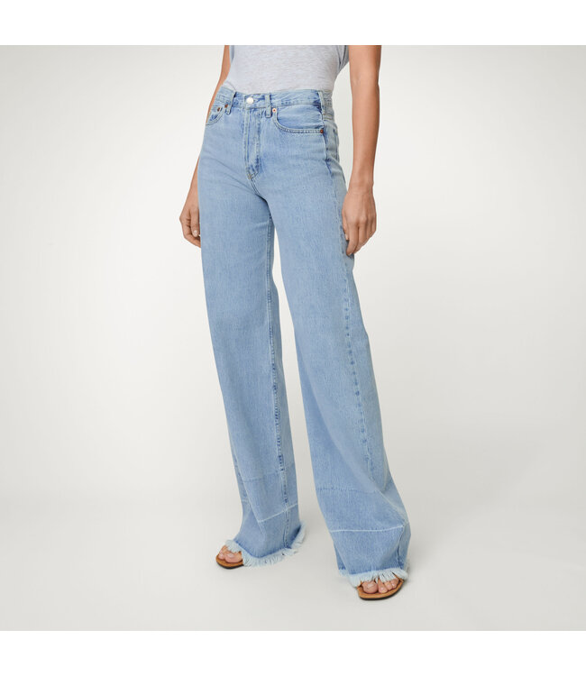 Lois Lindsay palazzo wilson summer bleach frayed