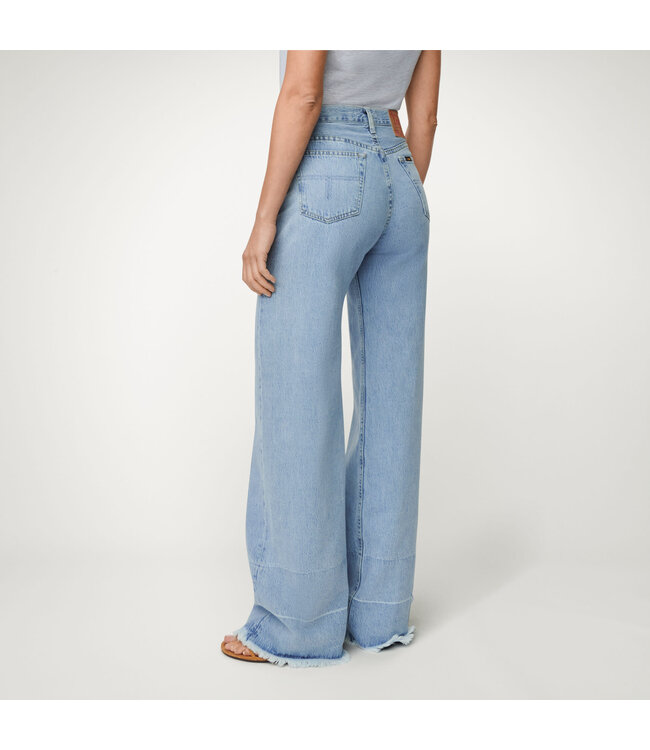 Lois Lindsay palazzo wilson summer bleach frayed